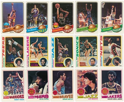 1977/78-1979/80 Topps Basketball Complete Sets Trio (3 Different)
